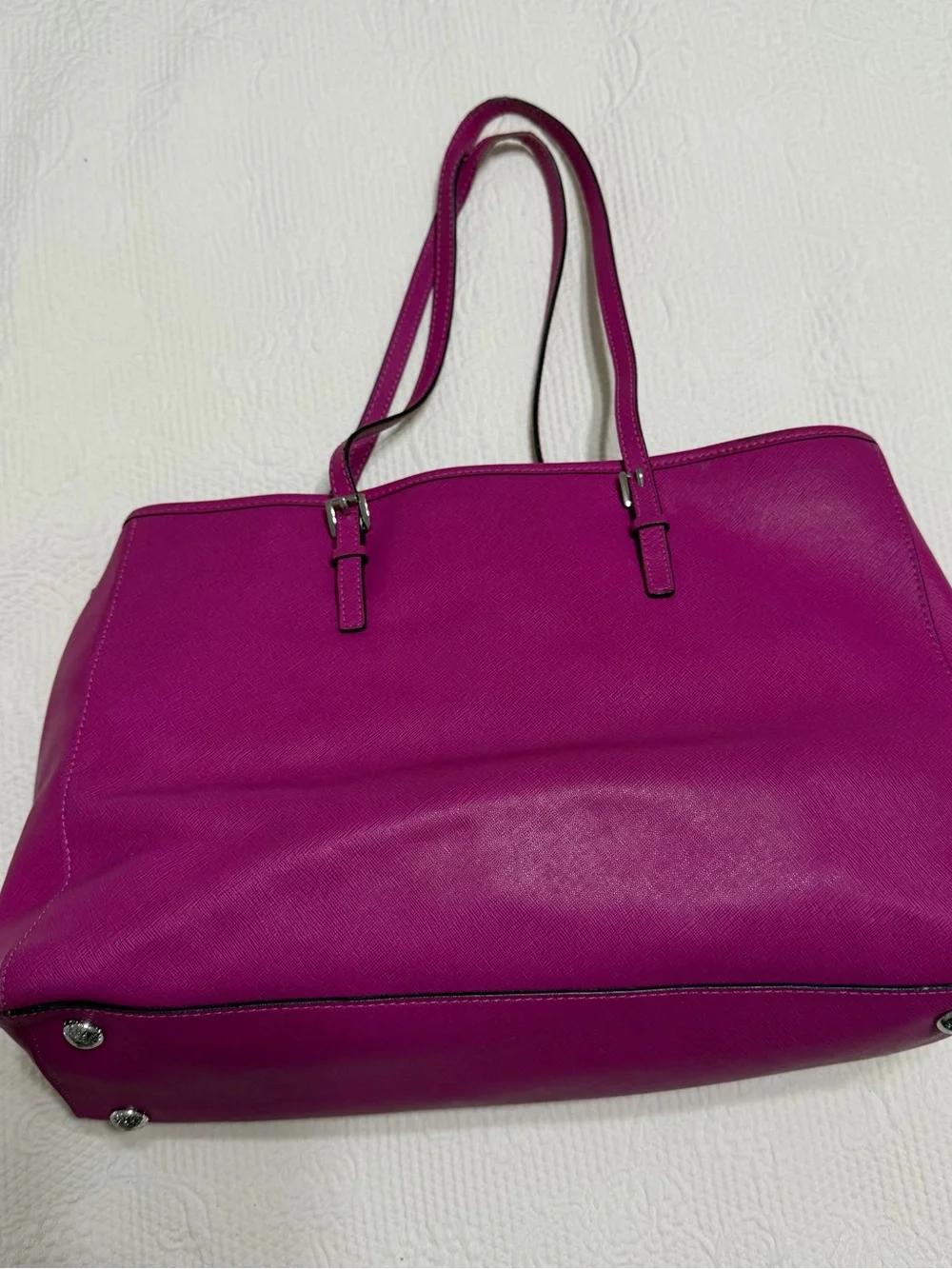 Michael Kors Fuchsia Saffiano Leather Tote